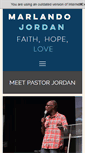 Mobile Screenshot of marlandojordan.com
